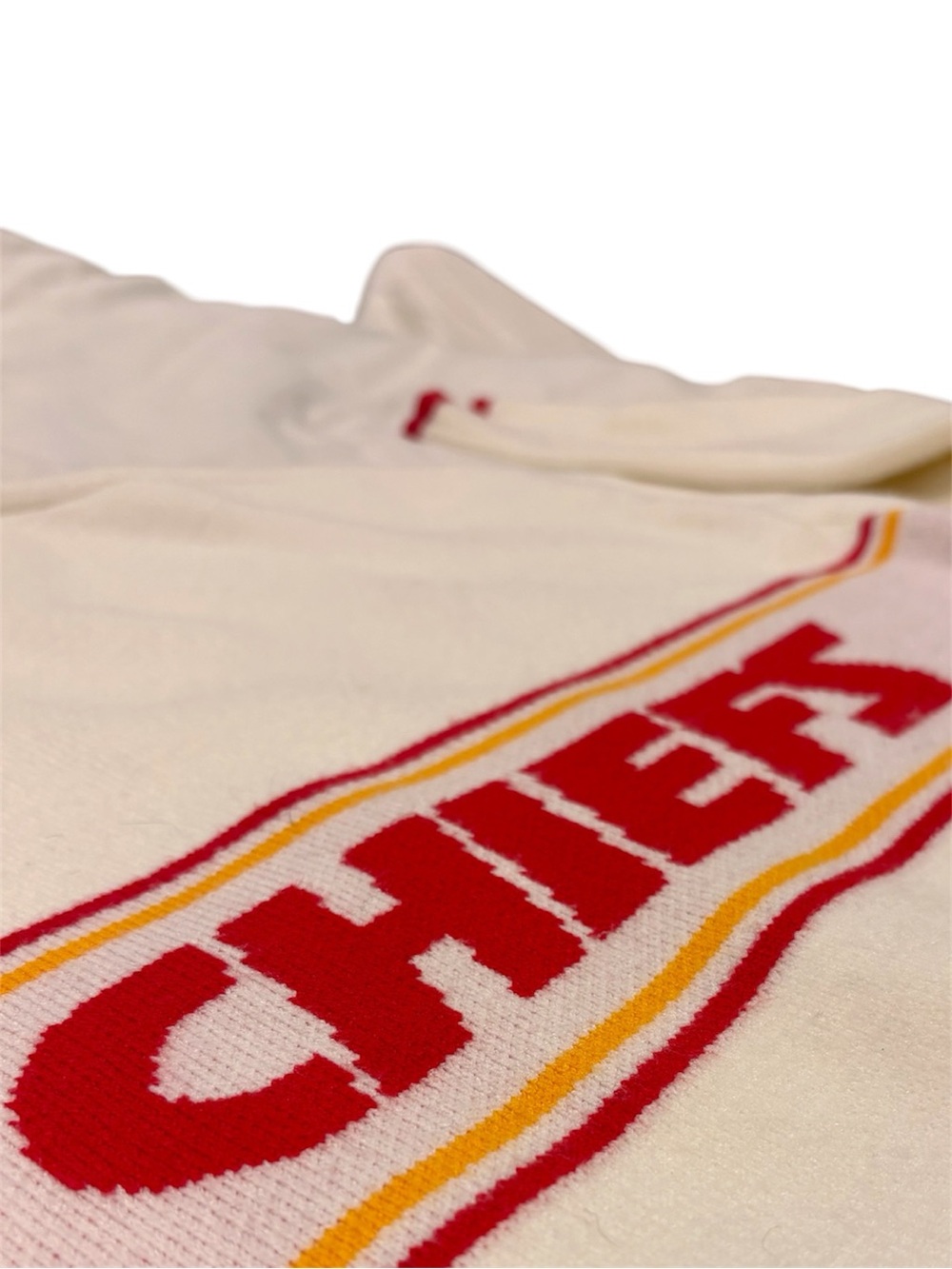 Abercrombie & Fitch Kansas Chiefs NFL Sweater Women XL Sweatshirt White Red - Picture 4 of 7